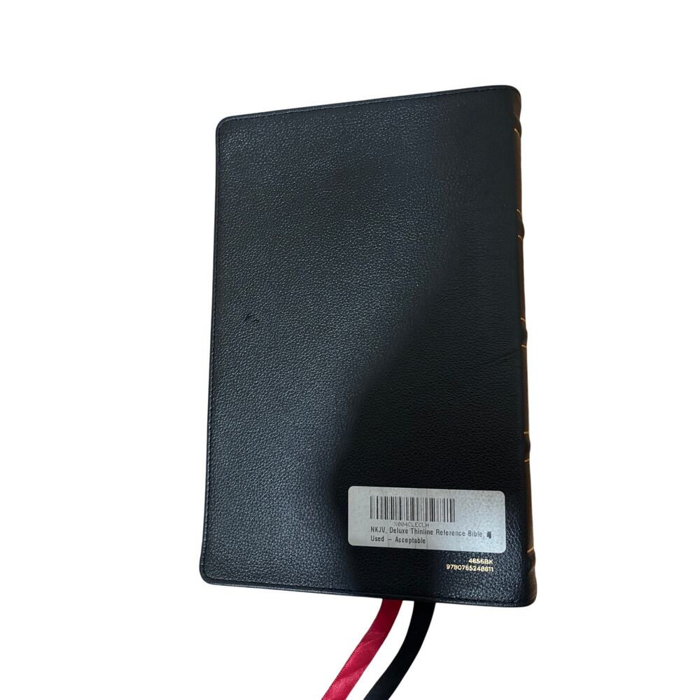 NKJV Holy Bible Deluxe Thinline Reference – Black - Picture 4 of 4